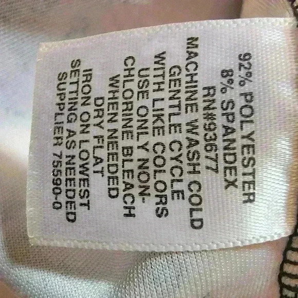 Belle Sky Womens Large Multicolor Floral Sleeveless Dress Lace Up Front Stretch - Picture 7 of 8